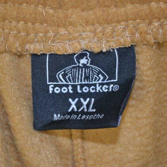 Footlocker Mens 2X Fleece Sweatpants 3 Pockets White Stripe Elastic Waist Jogger - Picture 8 of 8